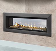 Majestic Echelon II See-Through Direct Vent Gas Fireplace - Majestic Gas Fireplace