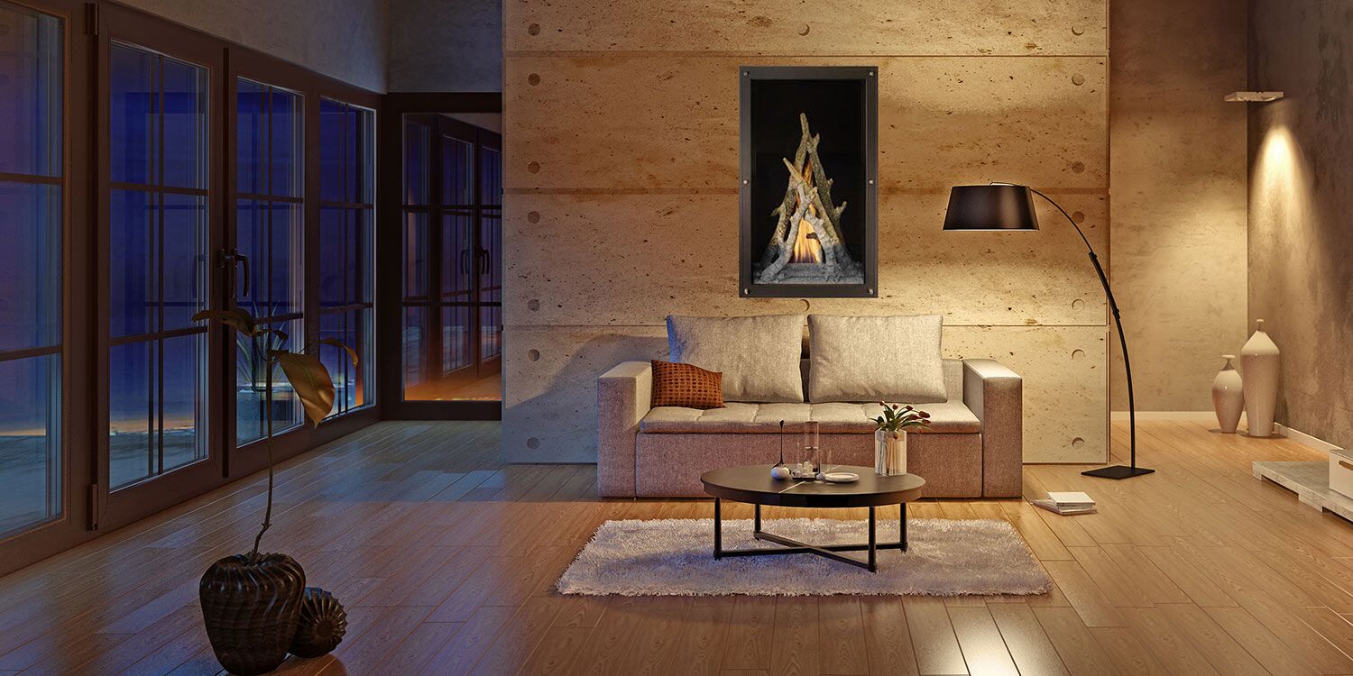 Maestro Collection - Vertical Gas Fireplace - DaVinci Gas Fireplace & Outdoor Fire