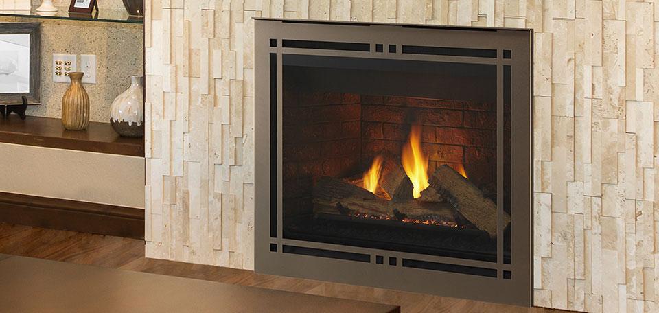Majestic Meridian Series DV Gas Fireplace - Majestic Gas Fireplace