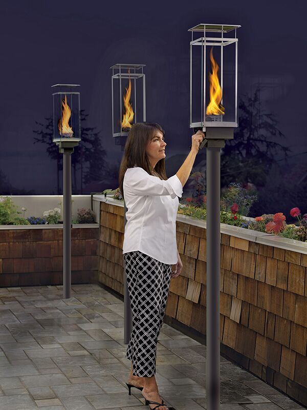 Fire Garden - 20K Torch Manual Piezo Igniter NG - Fire Garden Gas Lantern/Torch