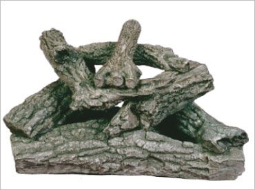 Eiklor - Grande Oak - Eiklor Gas Log Set & Burner