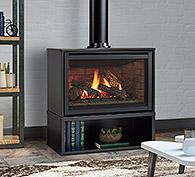Majestic Trilliant Freestanding Gas Fireplace - Majestic Gas Fireplace